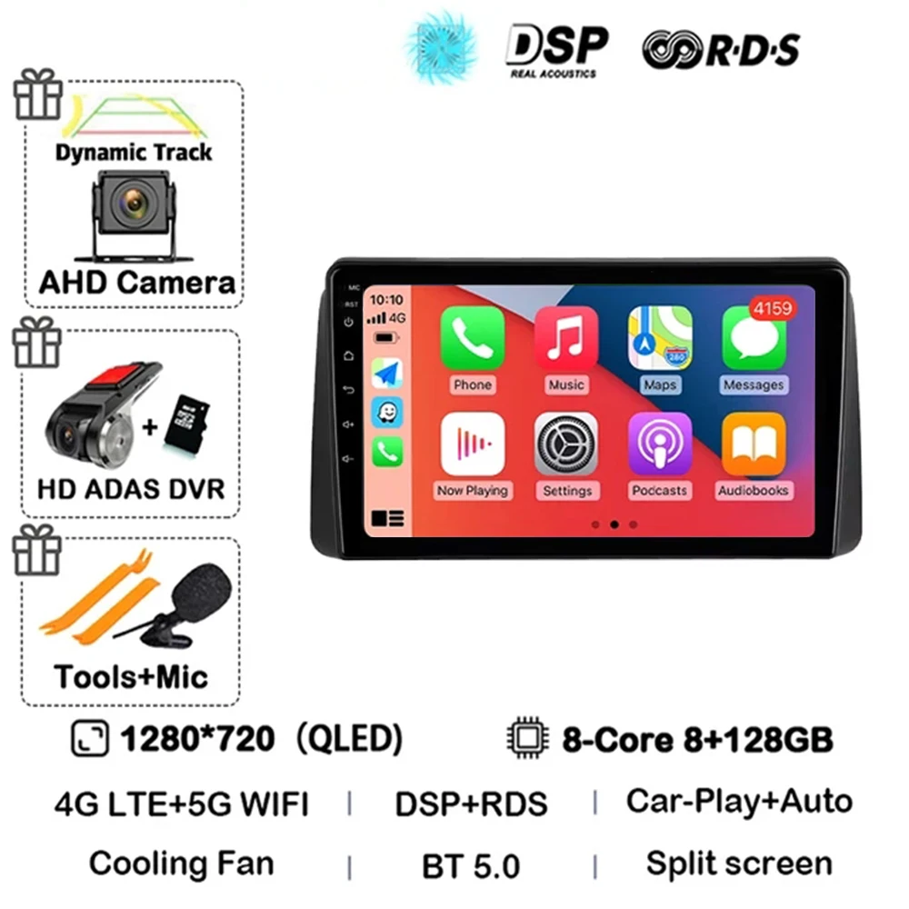 NONE Android 15 Auto-Player-Navigations-Multimedia für Chrysler Grand Voyager 5 2011–2015 für Dodge Grand Caravan 2008–2020 2DIN DVD 5