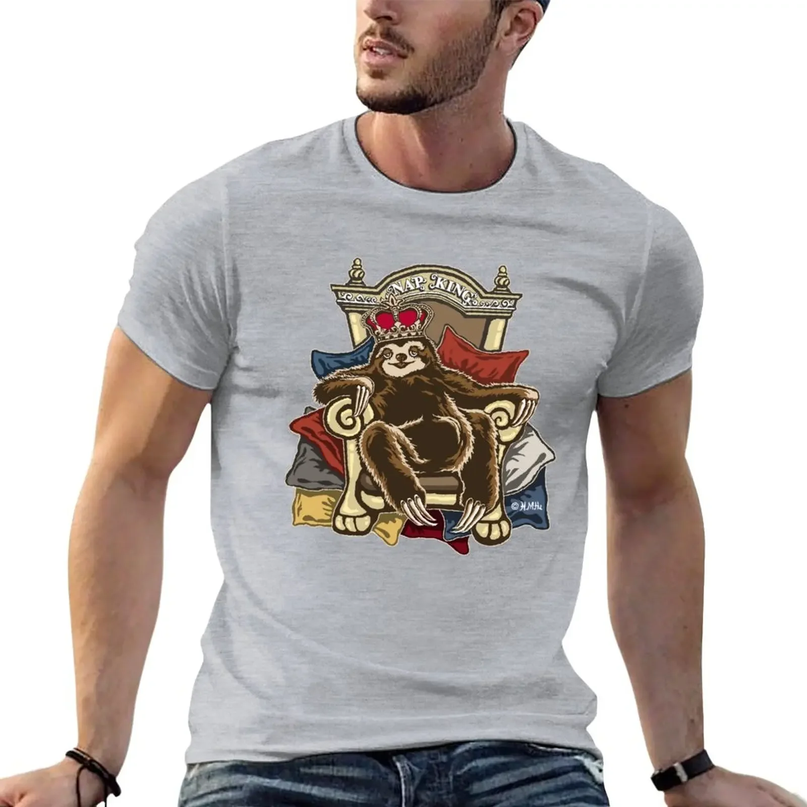 Nap King T-Shirt vintage clothes plain customs mens champion t shirts