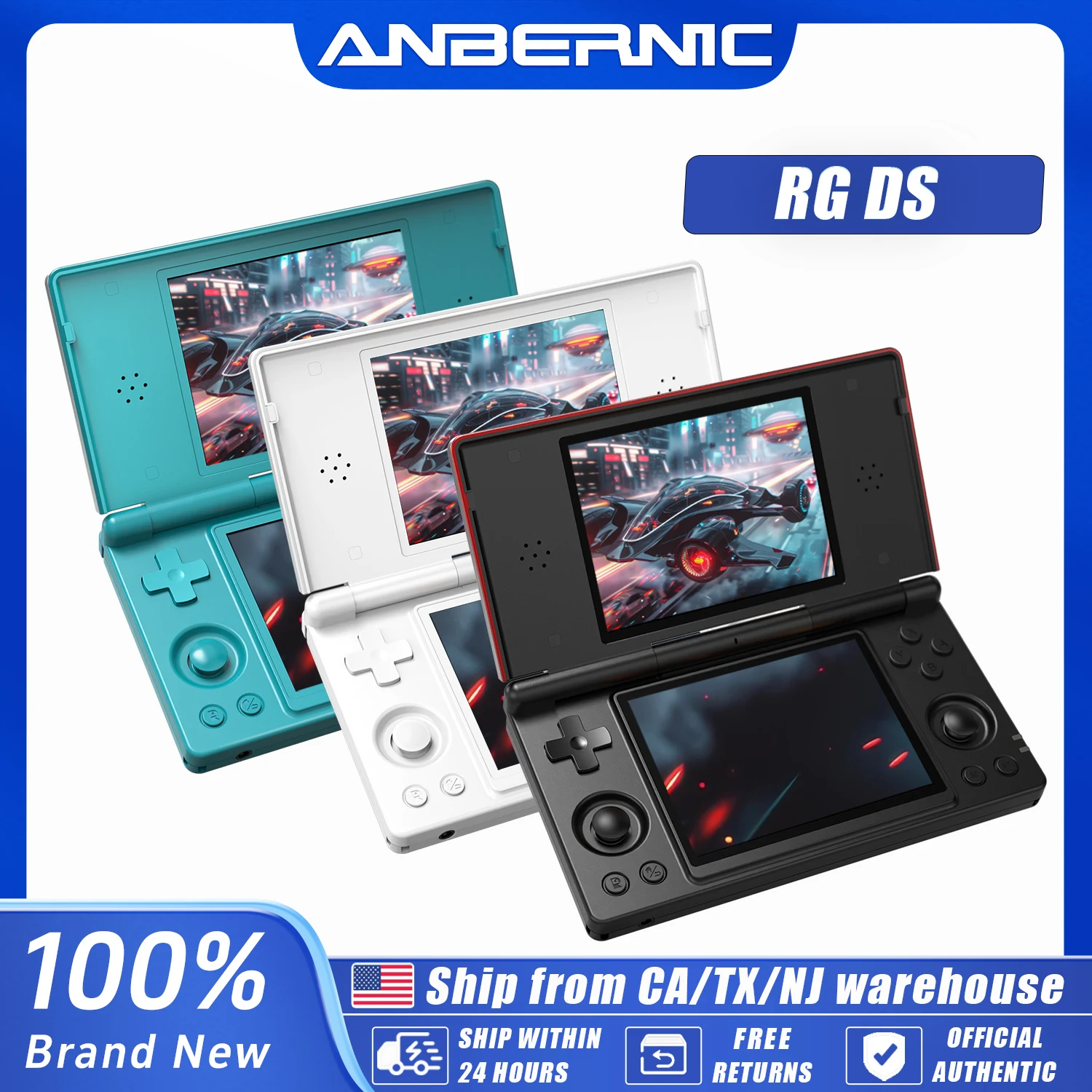 Retro X8 Gaming Console - Consola de Videojuegos Anbernic RG DS