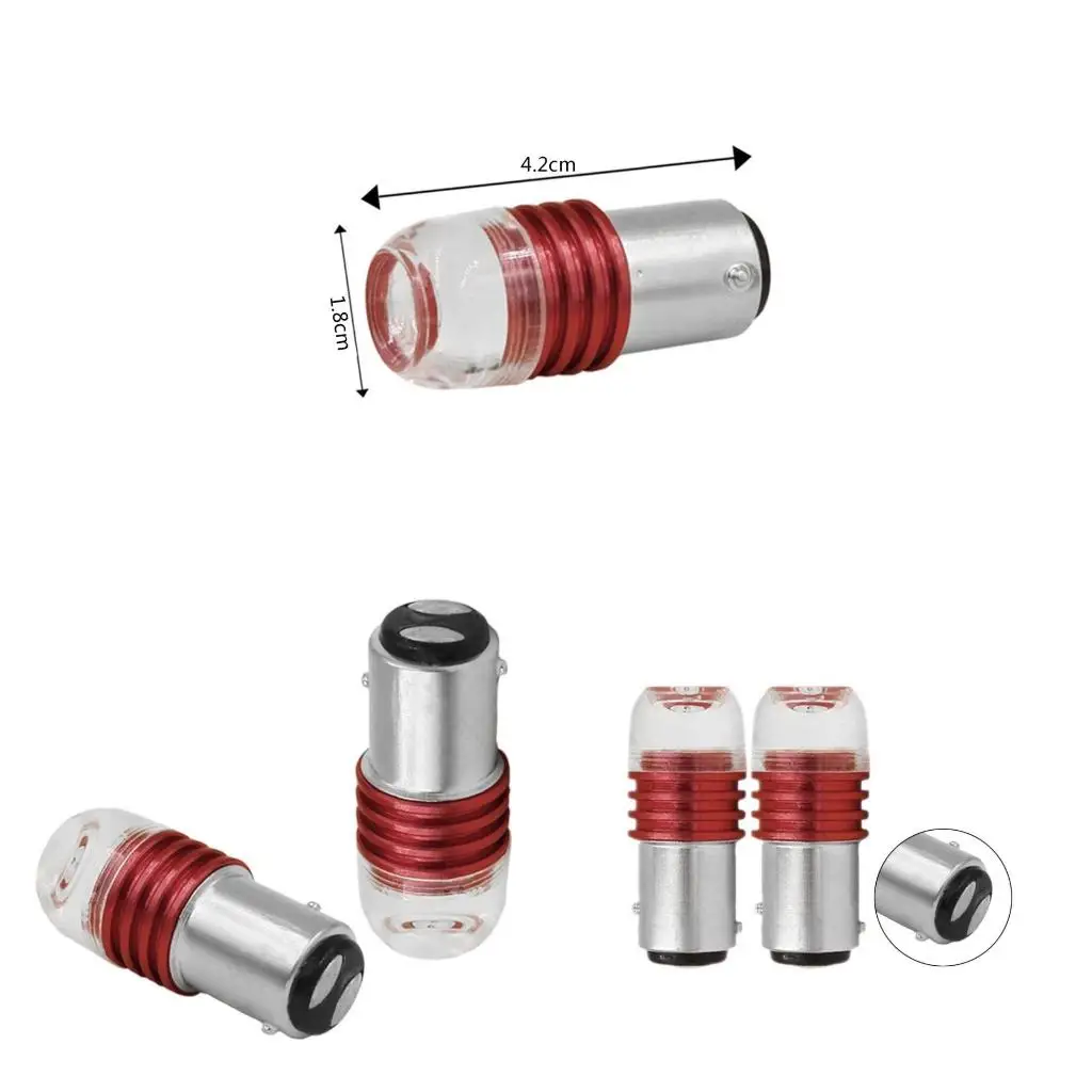Car Lighting 1156 2W Flashing LED Turn Lights Bulb Lamp 2x