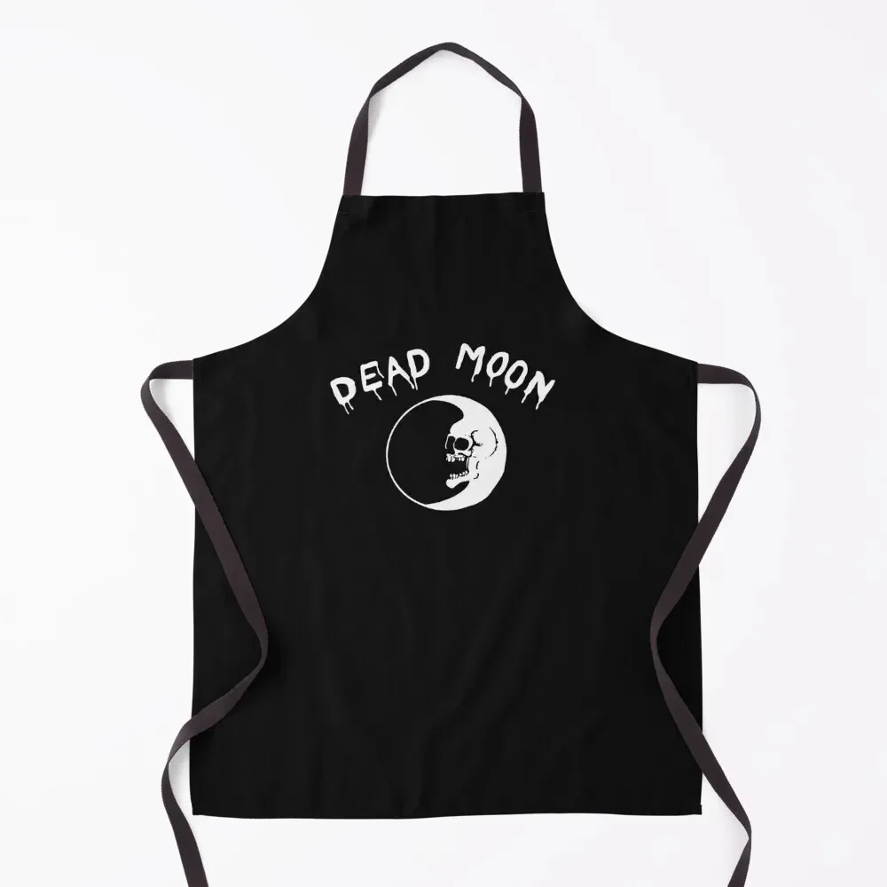 

Dead Moon Spaghetti Strap Apron Teacher Kitchen Kawaii Accessories Apron