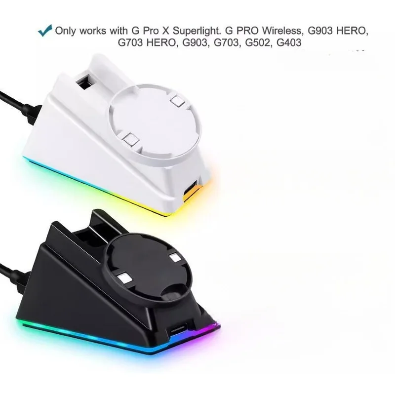 OEM Replacement  for Logitech GPW G1/2 G903/HERO G703/HERO G502 G403 Wireless Mouse Charging Dock