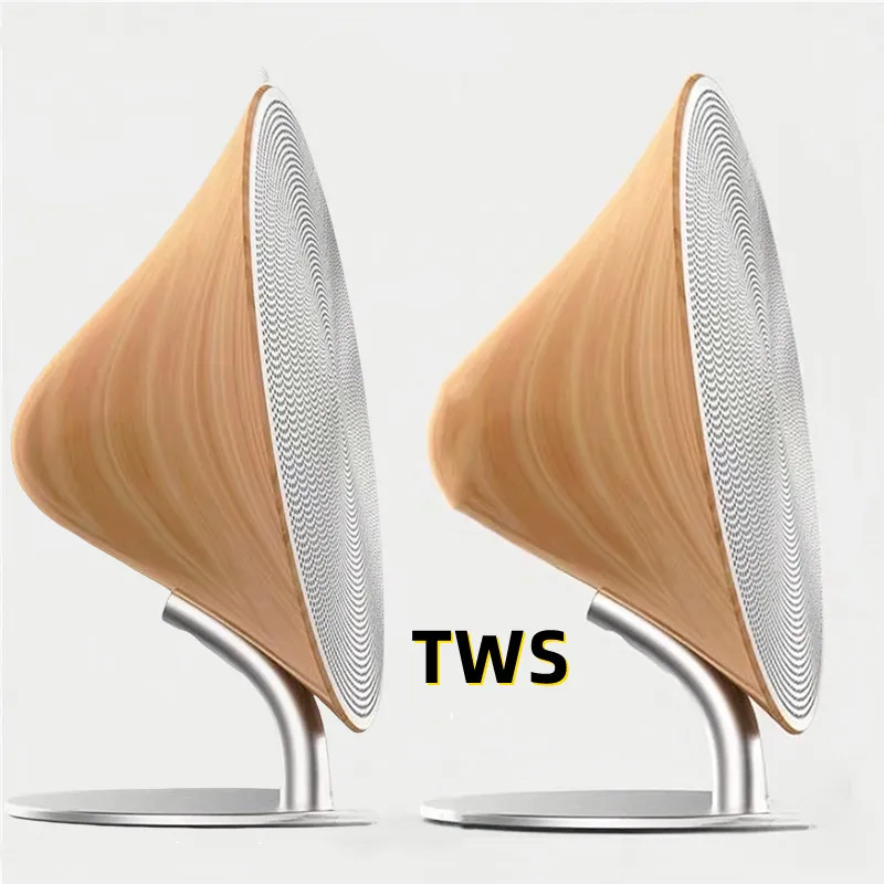 

Bluetooth Speaker Retro Wooden Touch Surface Subwoofer Home Audio Bluetooth Audio Desktop Stereo Speaker Caixa De Som Bluetooth