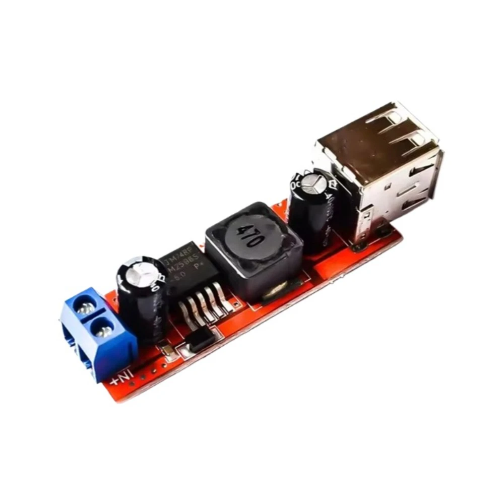 

10pcs Dual USB DC DC Converter 9V 12V 24V 36V to 5V 3A Buck Regulator Module for Car Truck Power Supply