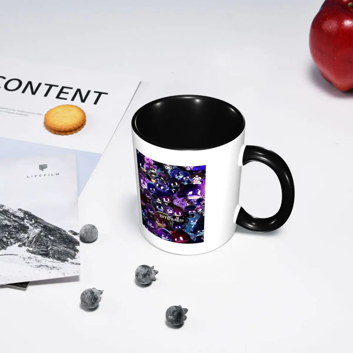 Murder Drones Uzi Collage Mug Funny Ceramic Coffee Cups Tea Mugs Milk Cup Drinkware Gifts for Woman Man