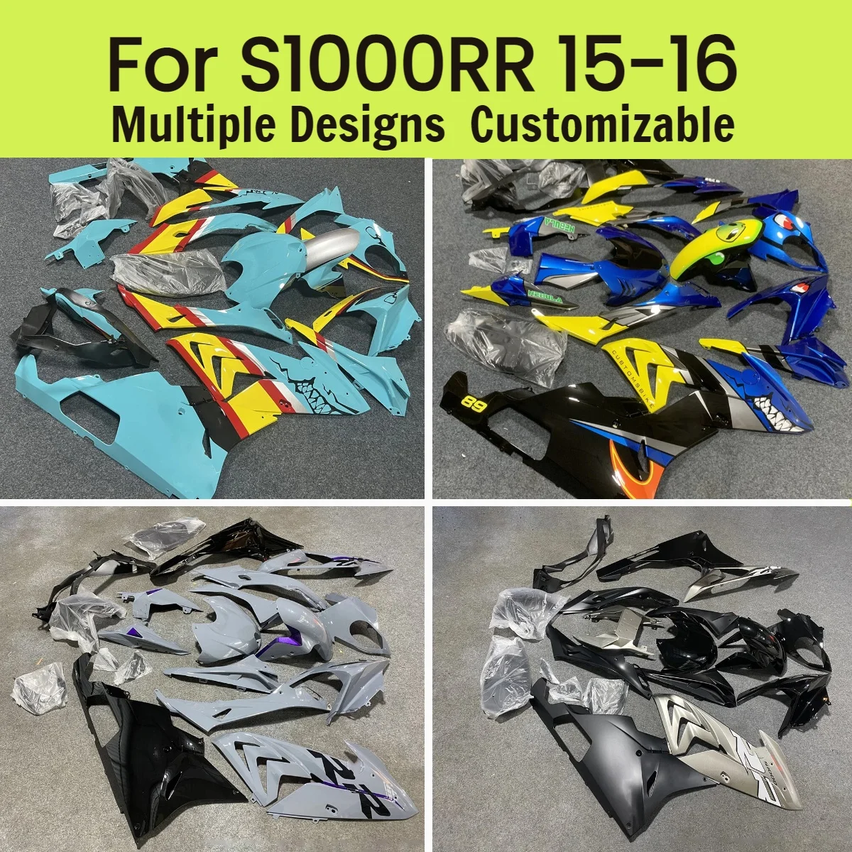 

Injection Fairing Set S1000RR 2015 2016 Motorcycle Body Plastic Kit Covers Fairings for BMW S 1000RR 15 16