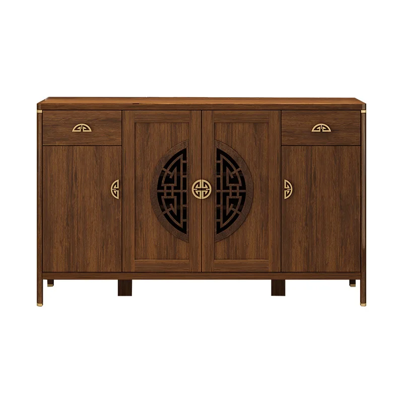 

Chinese side cabinet, integrated foyer and entrance cabinet, solid wood, household partition
