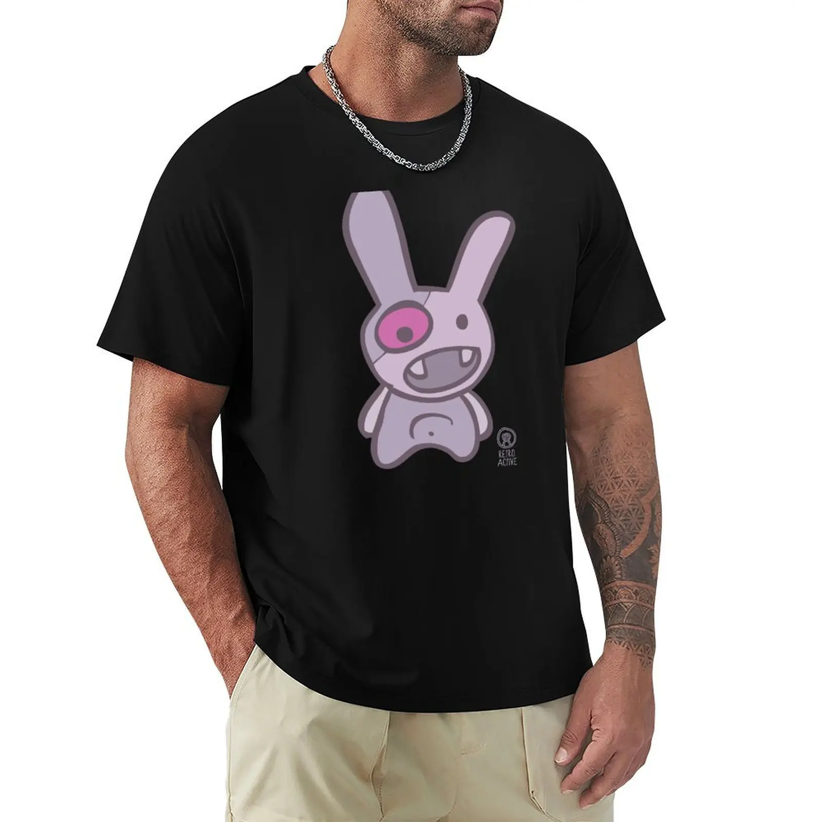 

rabbit - Little MONSTER (bunny) T-Shirt vintage t shirts aesthetic clothes Luxury man tshirts for men