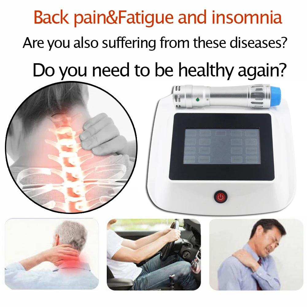 Professional Shockwave Therapy Machine Physiotherapy 300MJ Shock Wave Equipment Tennis Elbow Pain Removal Body Relax Massage