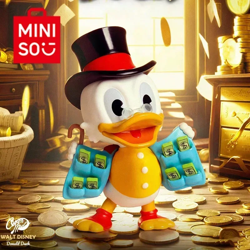 

Милая экшн-фигурка Disney Miniso с Дональдом Даком, на годовщину 90-х, Вера, Дейзи, Минни, Стир, макдак, модель, реальный подарок на день рождения