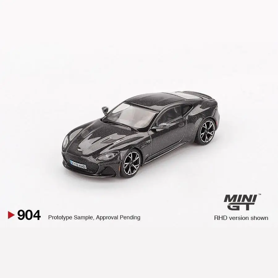 TSM MINIGT 1:64 DBS no time minigt 904 BL to Die رمادي معدني إنجليزي إسباني مجموعة نماذج سيارة مصنوعة من خليط معدني هدية