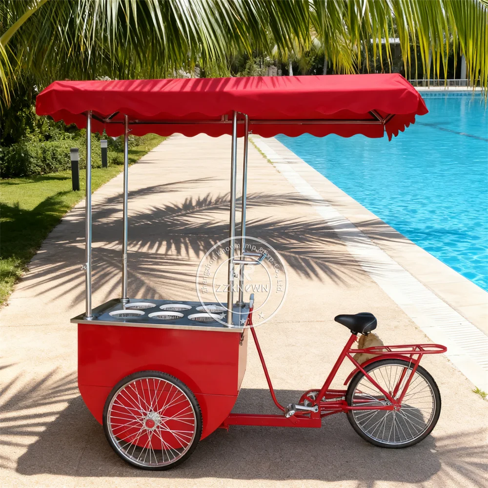 

Custom Ice Cream Truck Mobile Canteens Snack Van Catering Trucks Party Bus Food Truck Mobile Food Cart with Freezer Function