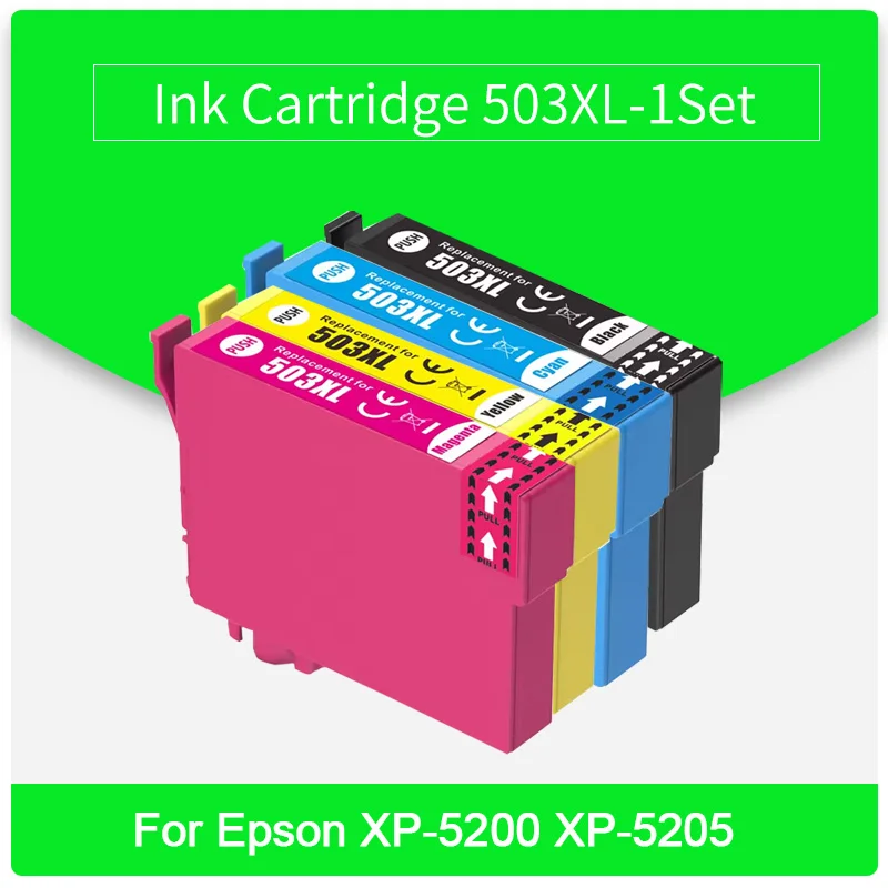 503 503XL أوروبا خرطوشة الحبر T503XL لإبسون XP-5200 XP-5205 WF-2960DWF WF-2965DWF XP 5200 5205 WF 2960 2965 XP5200 XP5205 #6