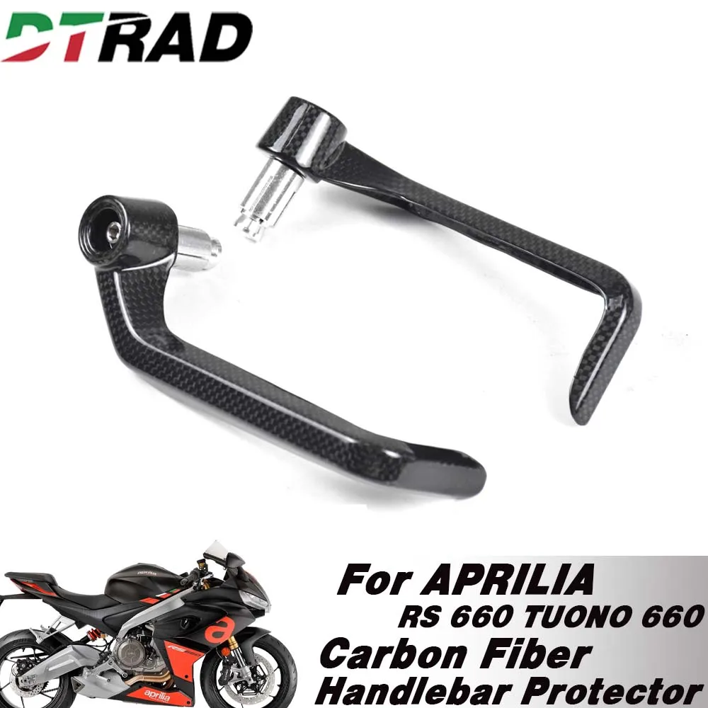 For APRILIA RS 660 TUONO 660 2026 Motorcycle Professional Racing Handguard Protector Carbon Fiber Brake Clutch Lever Hand Guards