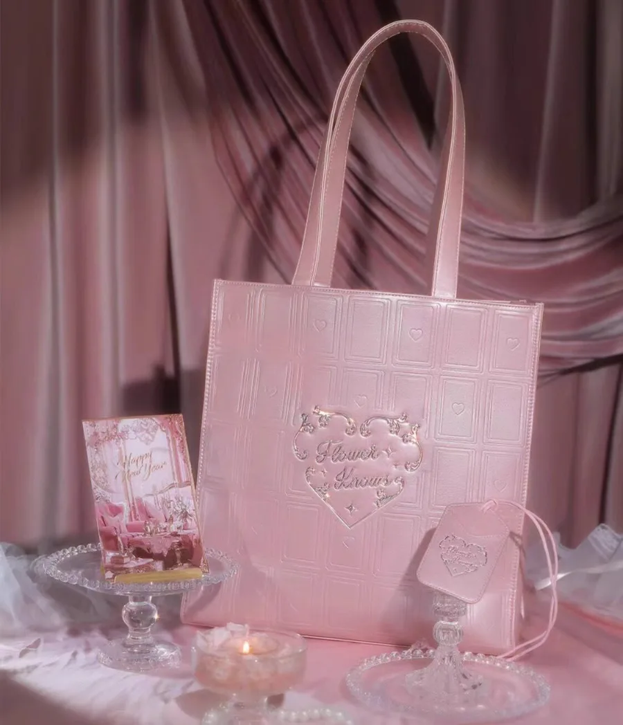 バッグ PINK GOD ONLY KNOWS SHOLDER TOTE BAG PINK GOD ONLY KNOWS SHOLDER TOTE BAG