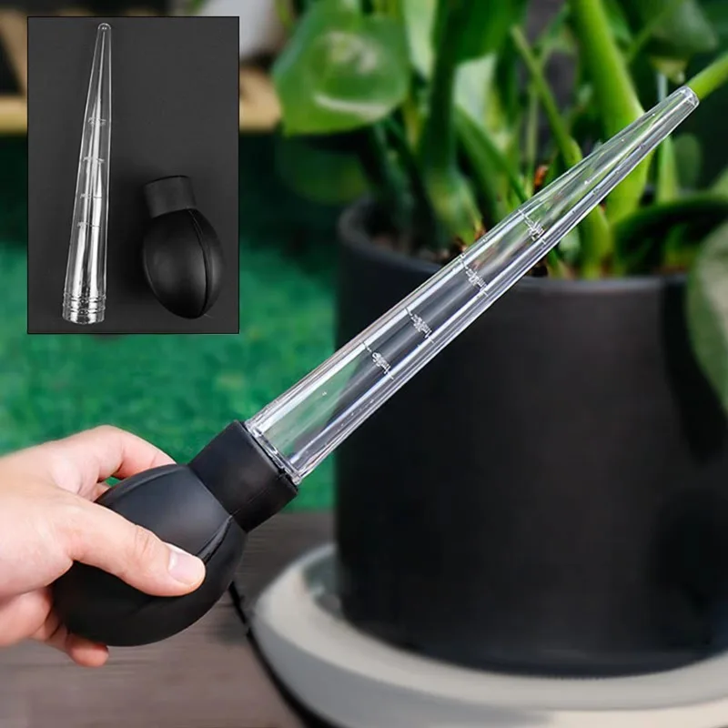 Portable Pipette Dropper Water Exchanger Flower Pot Tray Water Absorber Management Tool With Large Suction Tube For Garden Tool