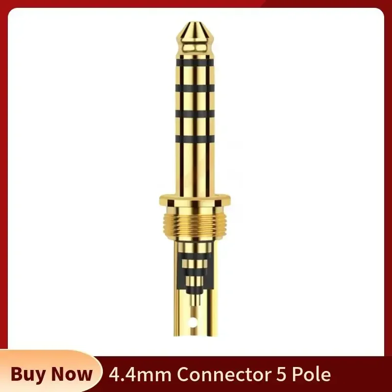 Consumer Electronics 4.4mm Jack Balanced Plug Soldering DIY Earphone Repair Wire Connector Audio Conector Speaker Terminal