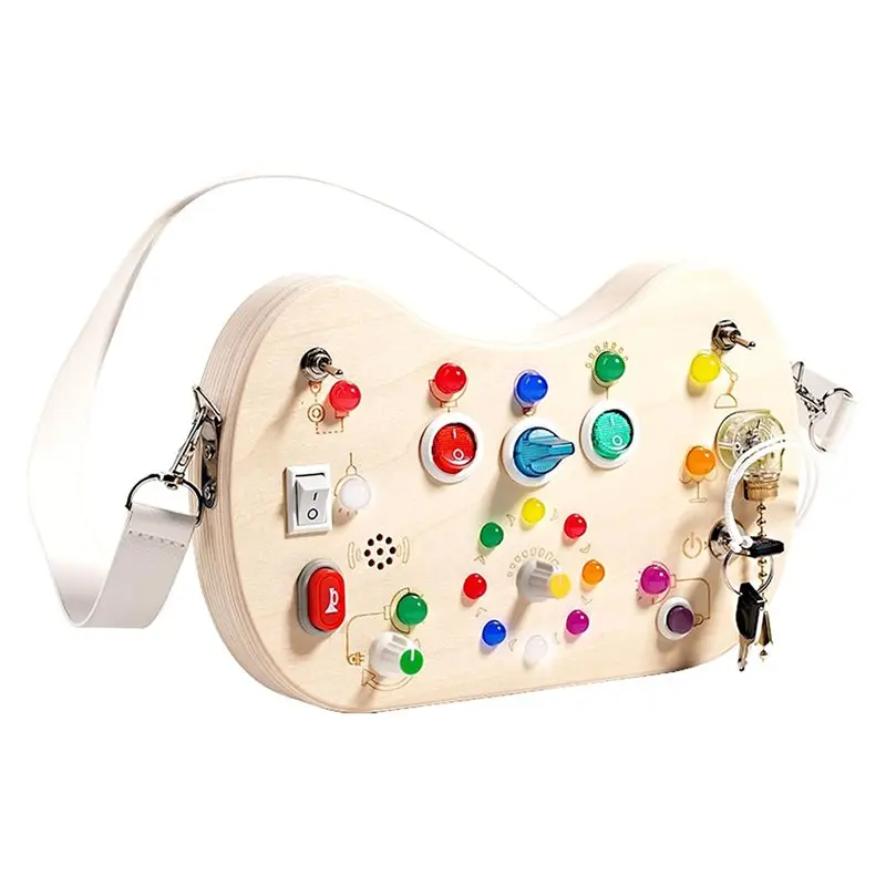 fbil-wooden-sensory-led-switch-board-led-switch-board-with-shoulder-bag-design-ideal-for-developing-fine-motor-skills