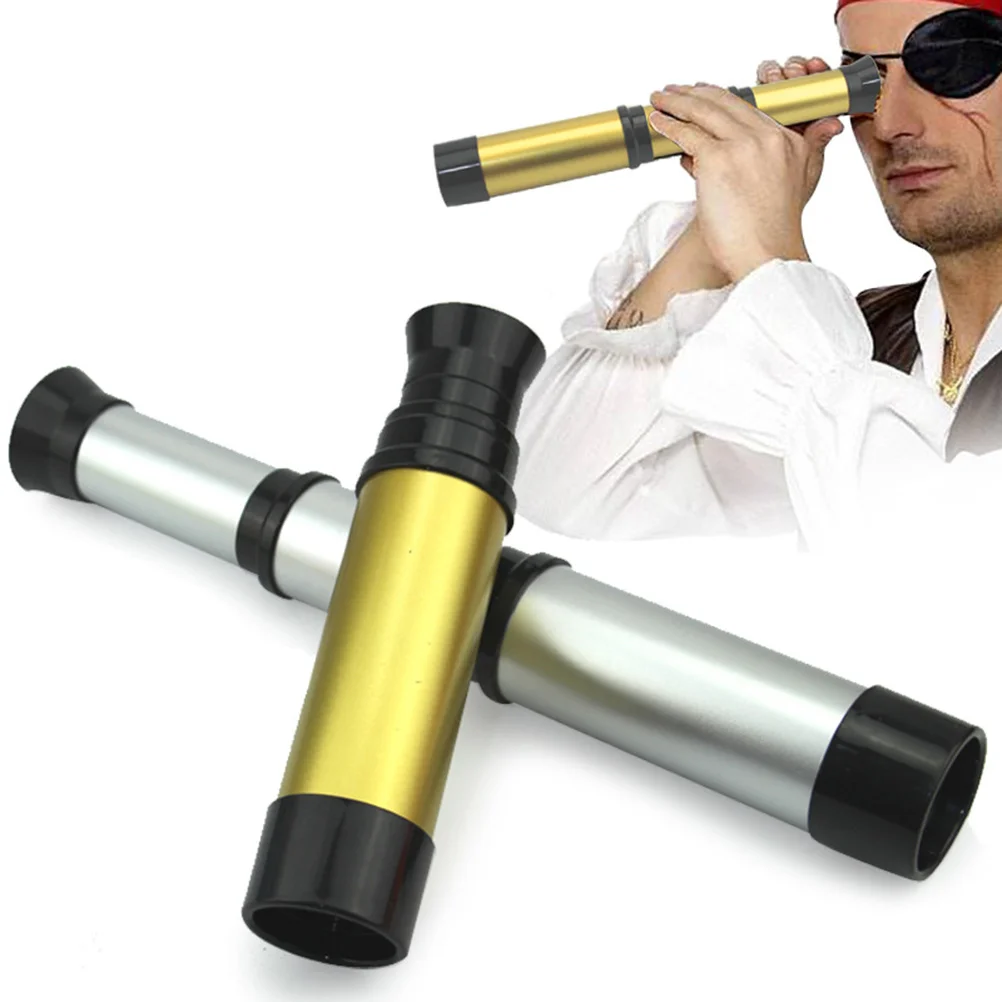 Pirate Creative Telescope Toys Halloween Toy Pirate Role Play Single-Tube Creative Telescope Toys Retractable