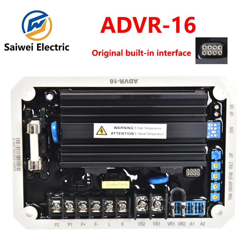 

Original KUTAI ADVR-16 AVR analog digital generator parallel operation automatic voltage regulator