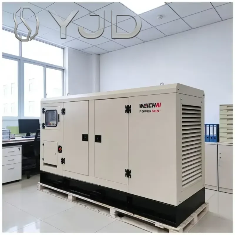 YJD 60kW 75kVA 60Hz/50Hz Open Frame Silent Diesel Generator with ATS Remote Control 1800 RPM Good Quality
