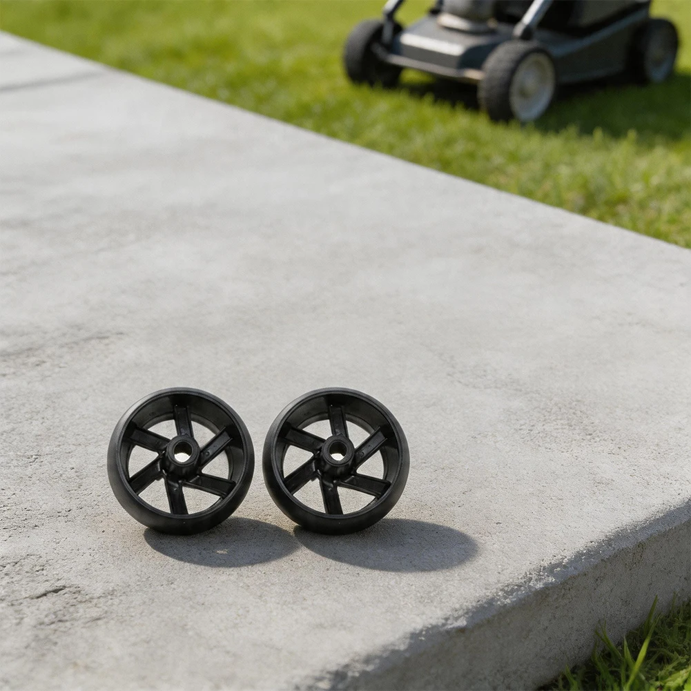 2 Pcs Deck Height Gauge Wheel For Riding Mower Parts Replace 532174873 174873 Plastic Lawnmower Adjustment Component Garden