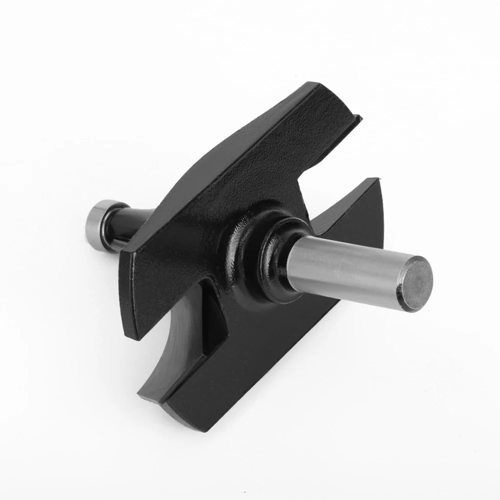 

Power Tools Router Bit 12mm Shank 1pc Big Corner Round Black For Edging Milling Cutter Woodworking High Quality