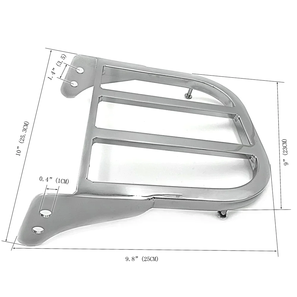 Aftermarket rak bagasi suku cadang sepeda motor, rak bagasi untuk Suzuki 97-07 VZ800/05-09 C50/C90 /12-13 Boulevard C50/M50 Chromed