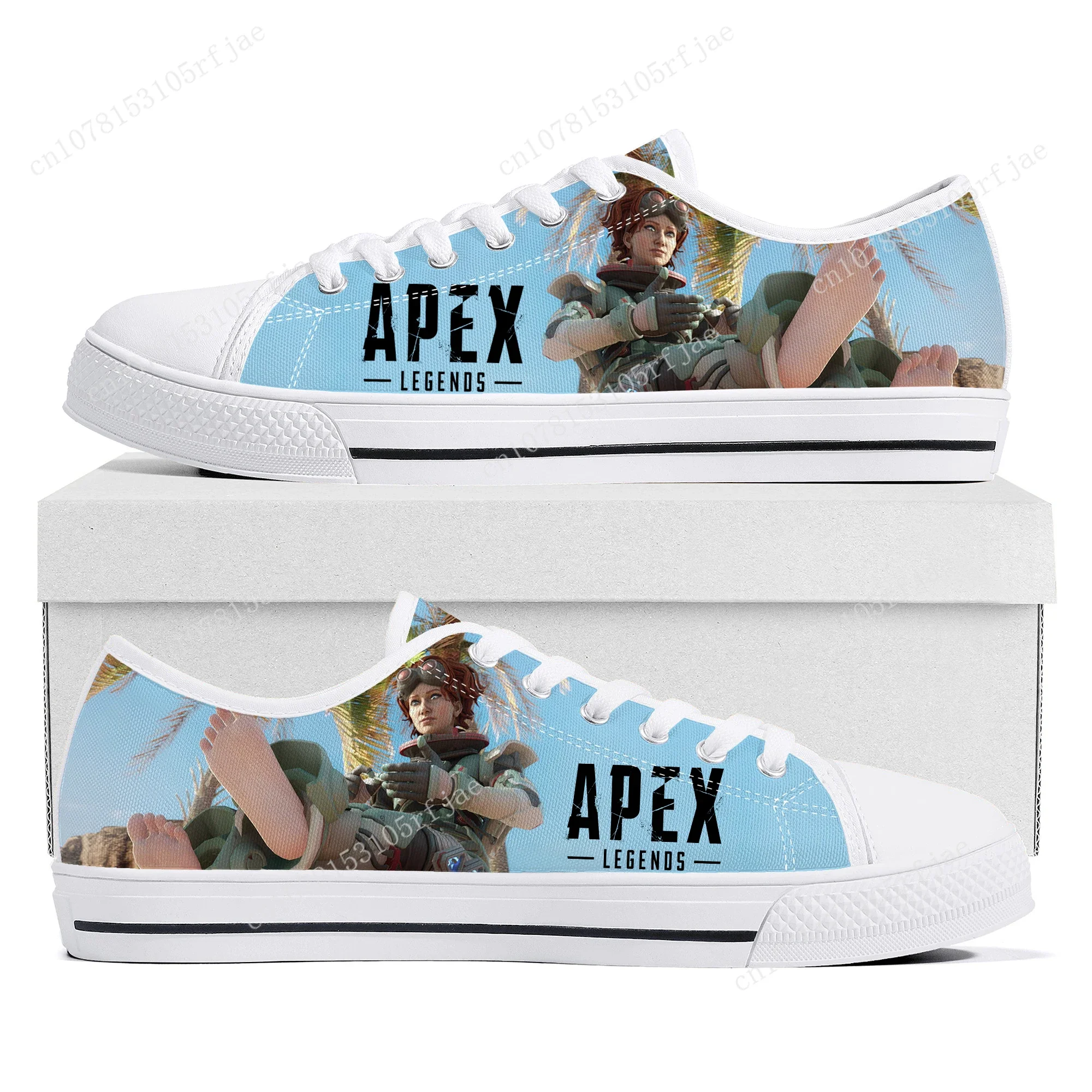 Apex ATIONS-Baskets basses de jeu de dessin animé pour hommes et femmes, chaussures de construction personnalisées, toile de haute qualité pour adolescents, rencontre de couple, fins restrictives