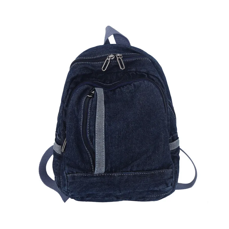 Exquisite Blue Jean Backpack Rucksack Schoolbag Daypack for University High School Students Travel Neccessity backpacks women 가방