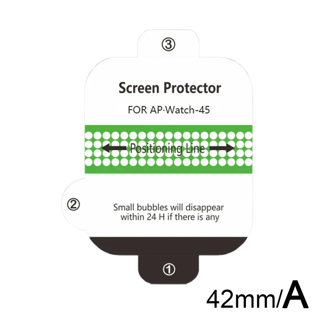 For Applewatch10 Full Screen Protector Watch Protector Templado Cristal Transparente S3v7