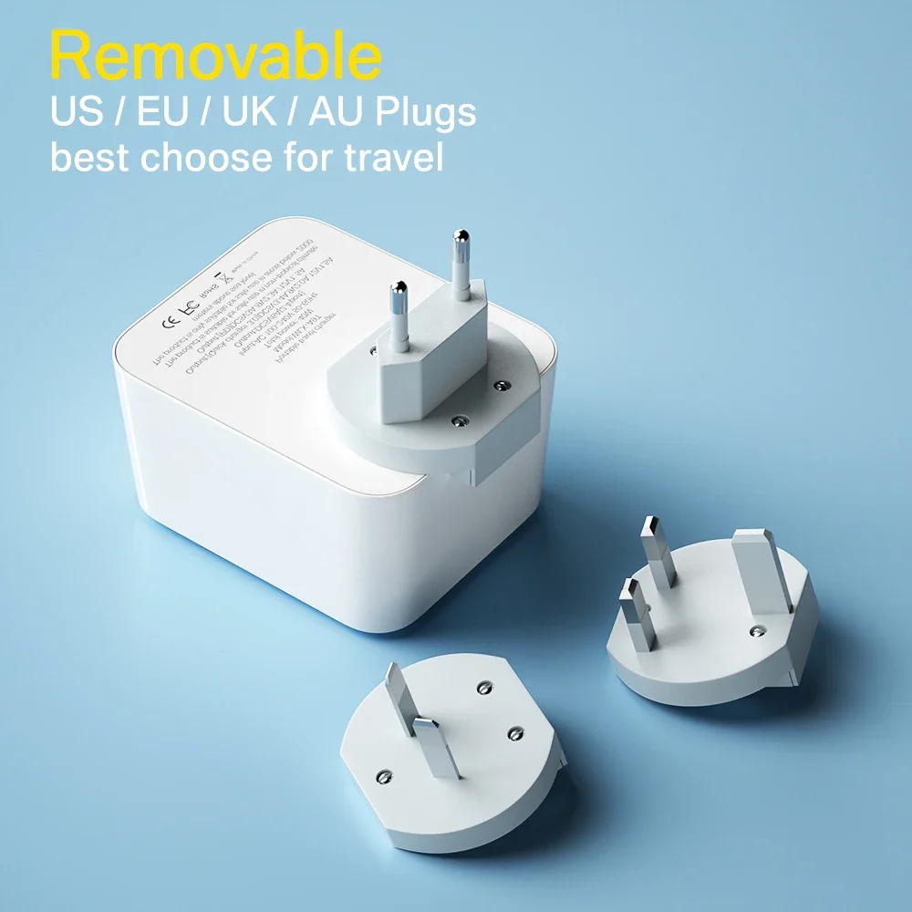 Caricabatterie USB a ricarica rapida da 40W adattatore per telefono da viaggio da parete caricabatterie rapido PD QC caricatore USB C per iPhone 13 12 Xiaomi Huawei Samsung