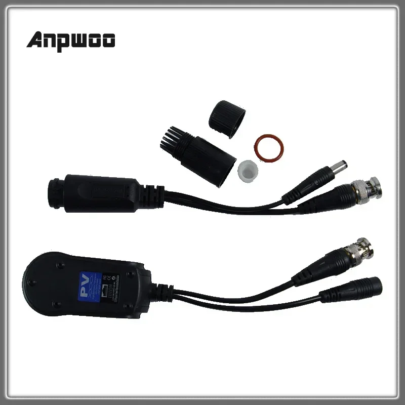 For HD CVI/AHD/TVI Twisted BNC CCTV Passive Transceivers Cat5 CCTV UTP Video Balun IPC For 2MP 3MP 4MP Anpwoo FS220PV ipc Camera