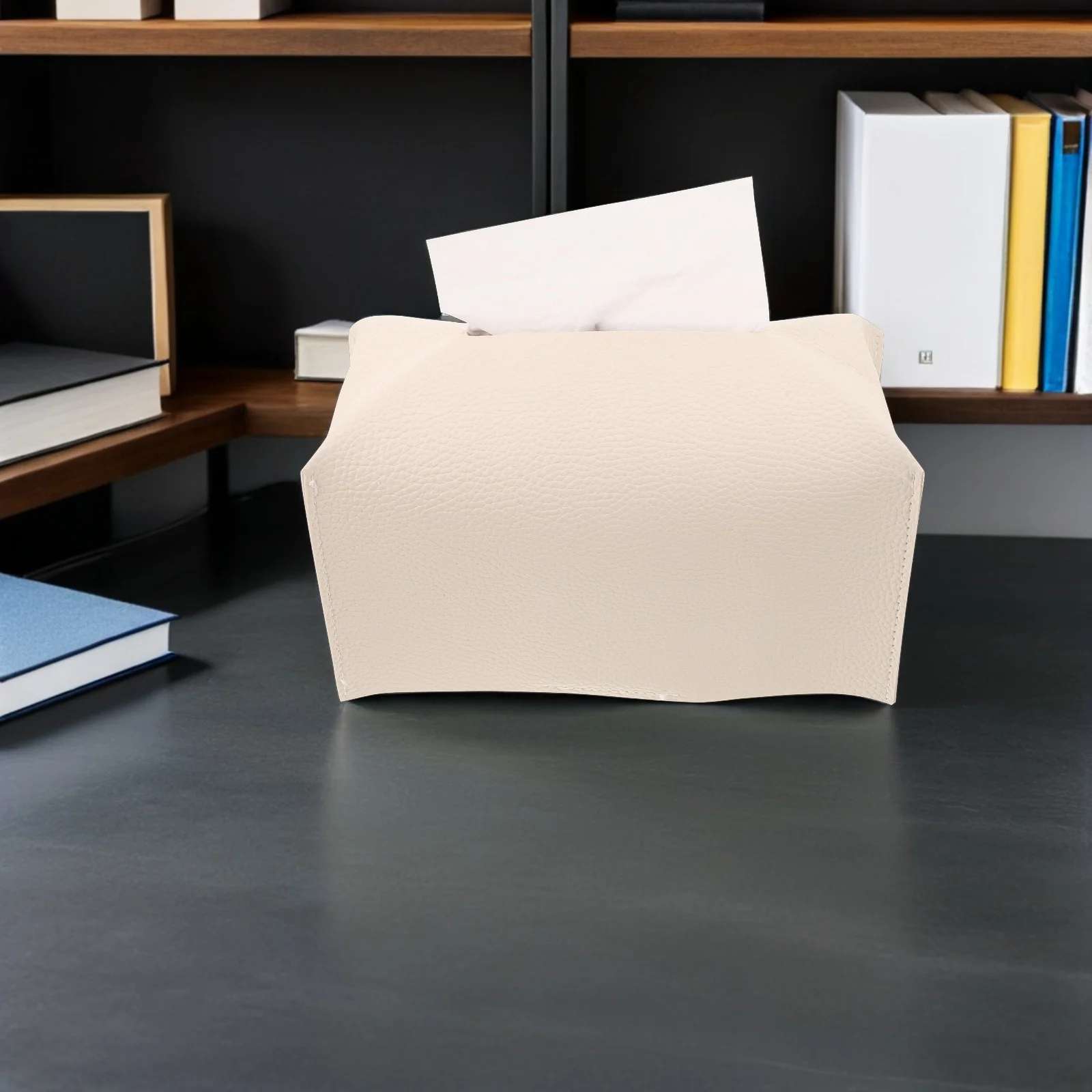 

Waterproof Tissue Box Cover Fake Large Capacity Napkin Holder For Bathroom Car Office Desk Tabletop Organizer Dispenser