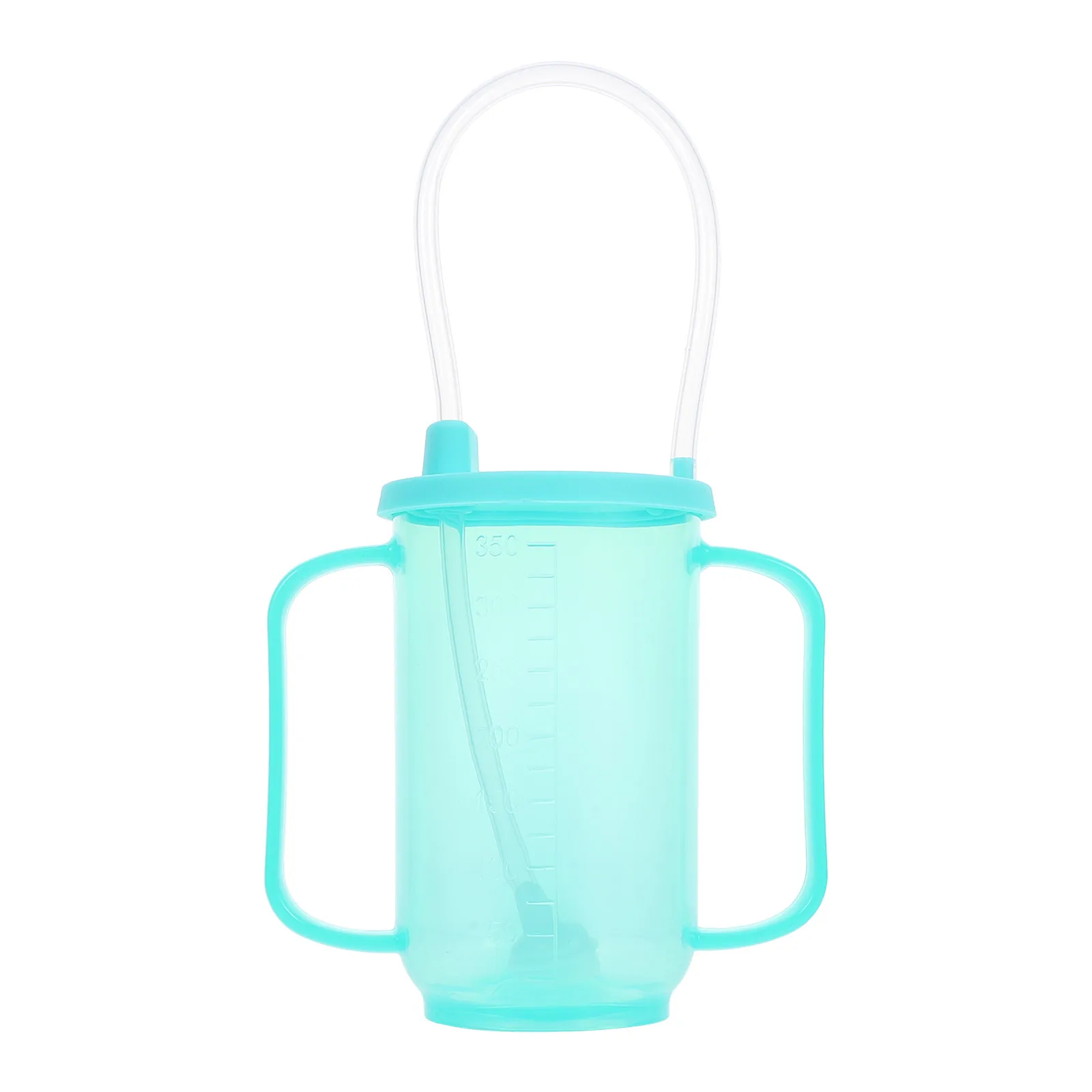 

350ml Elder Care Water Cup Capacity Scale Dual Use Anti Choking Beaker Safe PP Material Senior Drinking Cups Sippy Bottle
