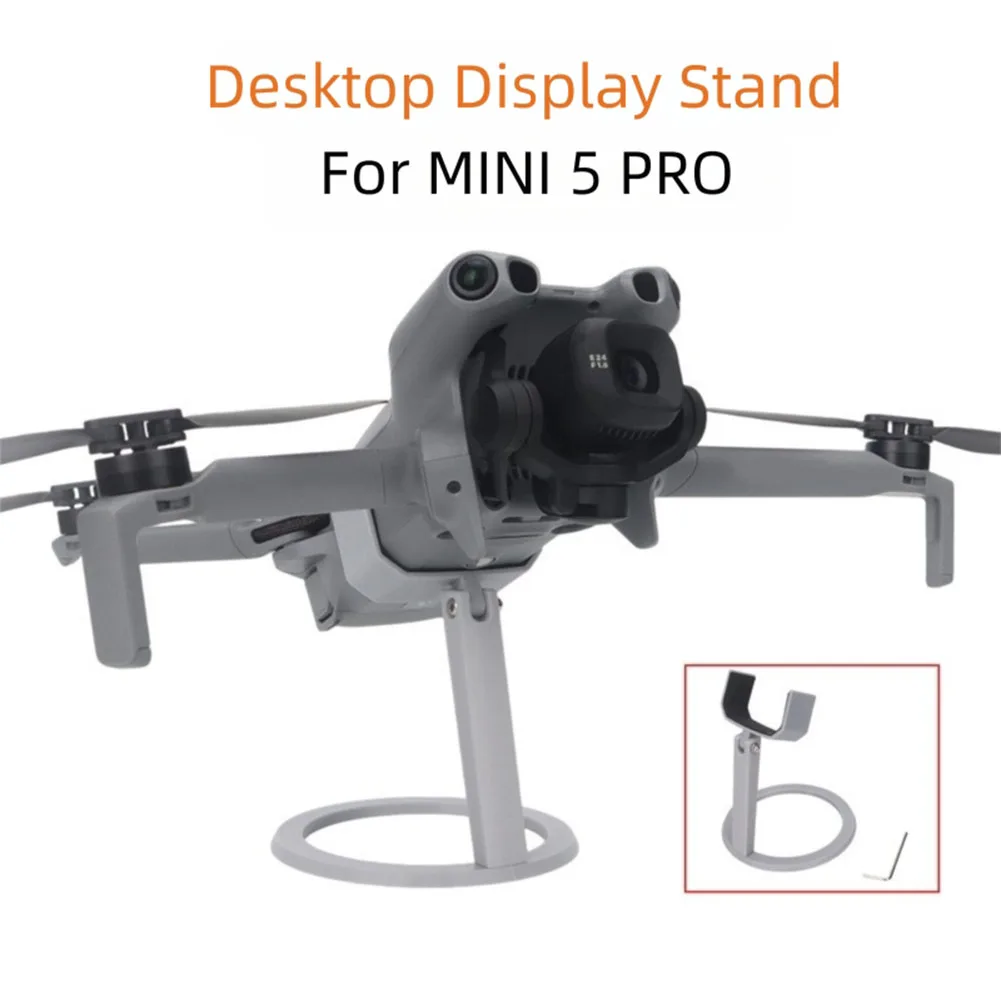 For DJI For Mini 5 Pro Desktop Display Bracket - Precision-Fit ABS Stand for Horizontal and Vertical Orientation
