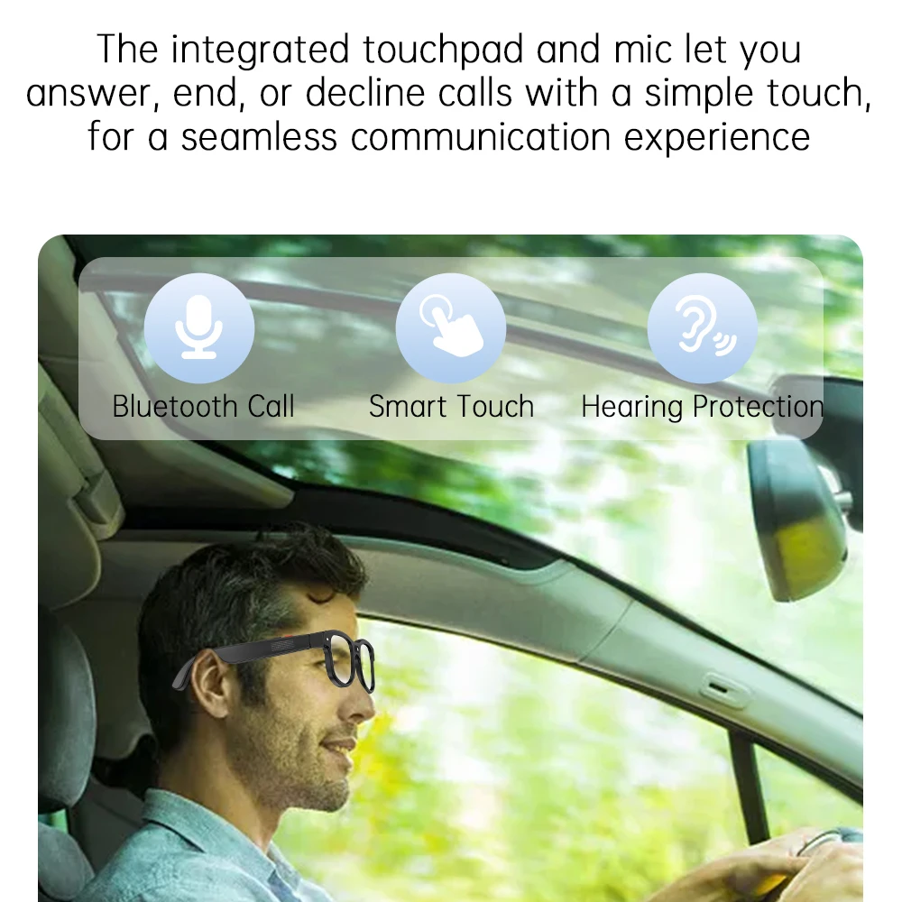 696 نظارات شمسية جديدة لركوب الدراجات نظارات ذكية محرك رياضي نظارات اتصال بلوتوث كاميرا 8 ميجابكسل ترجمة في الوقت الحقيقي تسجيل الفيديو