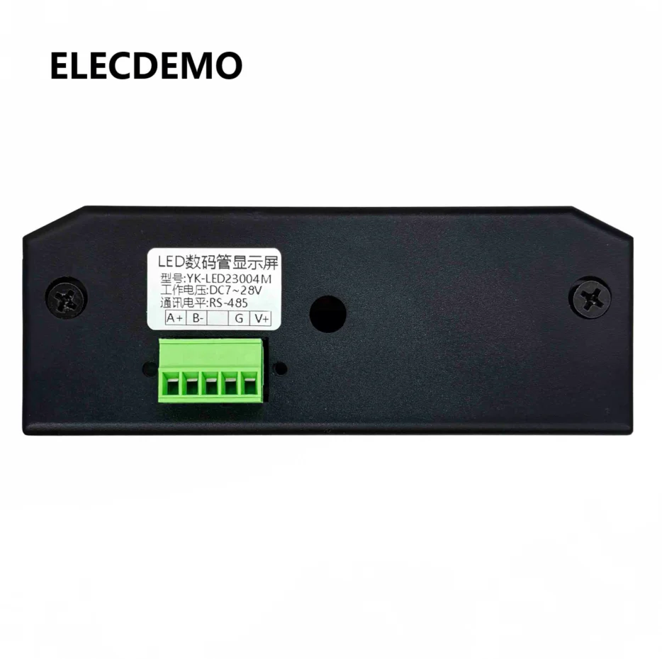 2.3 inch LED Digital Tube Display Module, RS485 Modbus RTU, High Brightness Industrial PLC Production Line Kanban Screen Board image 2