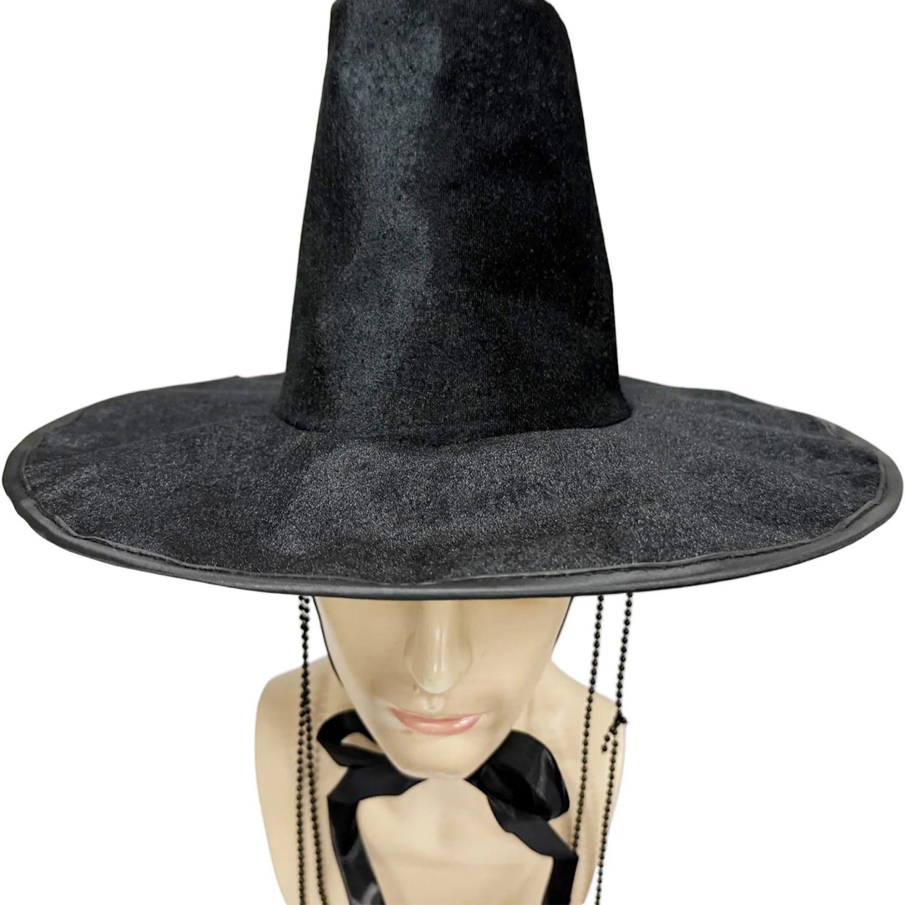 Funny Korean Hat Stage Performance Hat Flat Top High Hat Ming Dynasty Big Hat Square Top Hat Ancient Style Hat Party Props