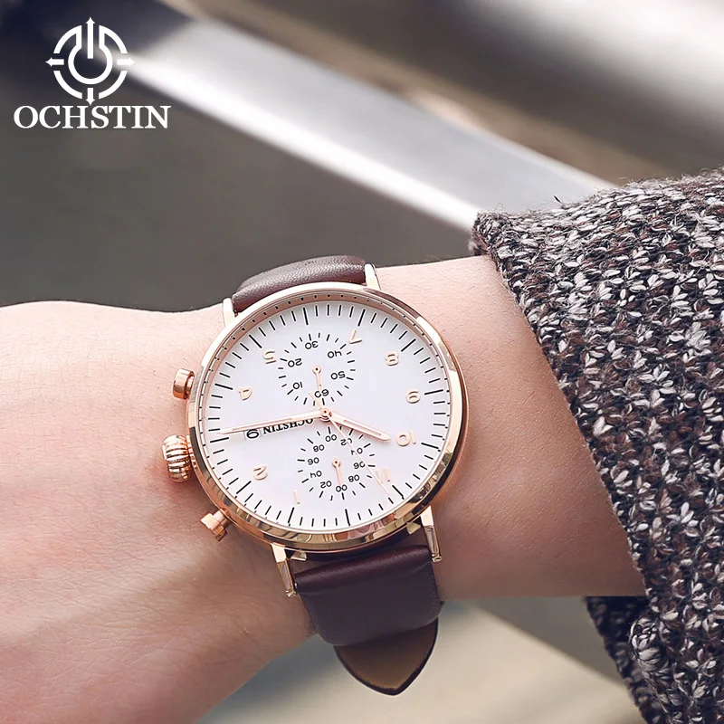 Ochstin Pilot Series Sports Street Multi functional Automatic Quartz Movement New 2024 Waterproof Watch Men\'s Quartz Watch