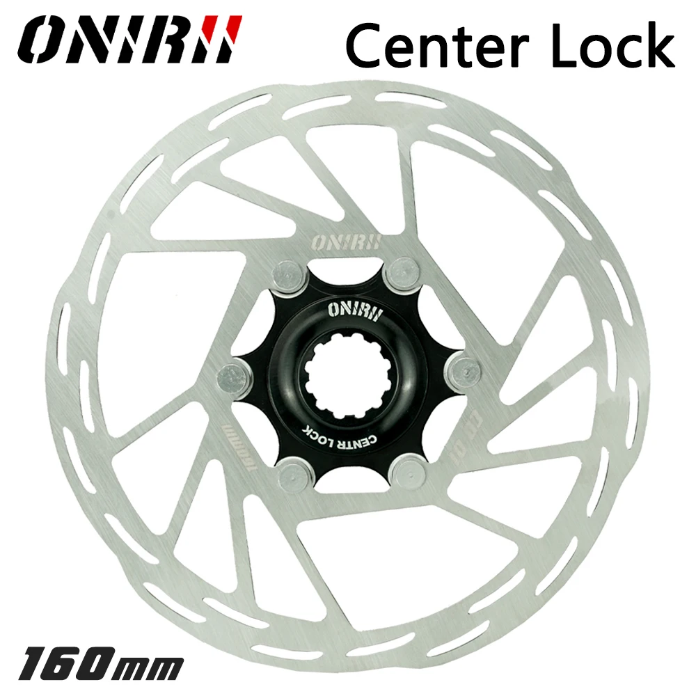 

ONIRII Bicycle Disc Brake Rotor Center Cooling Hollow Pads Discs Centerlock 160mm MTB Heat Dissipation Disc Brake Rotor