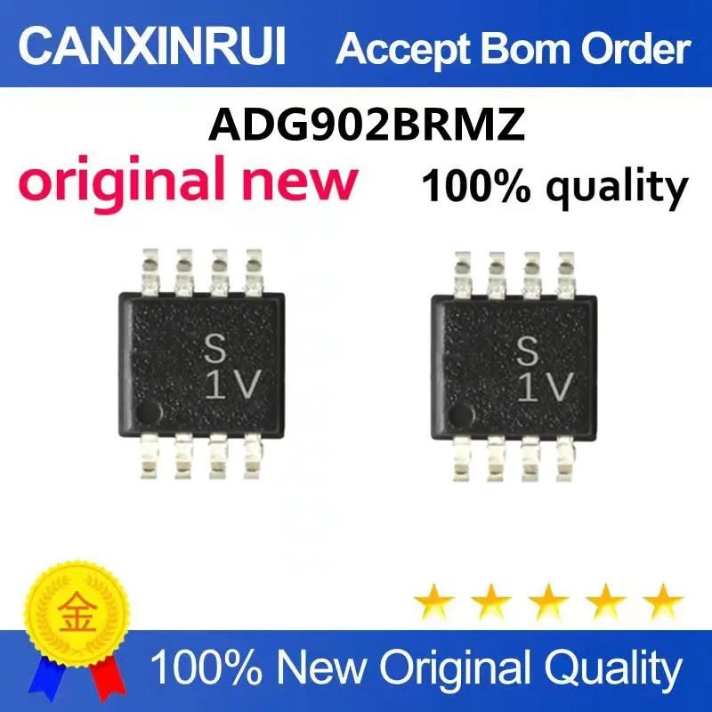 ADG902 ADG902BRM ADG902BRMZ Silk Screen Printing S1V MSOP8 RF Switching Chip New