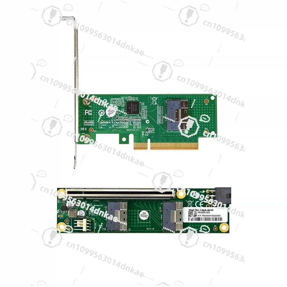 External Graphics Card U.2 Extended Adapter Expansion PCIe4.0 X8 To 8654 Half-height Adapter Card