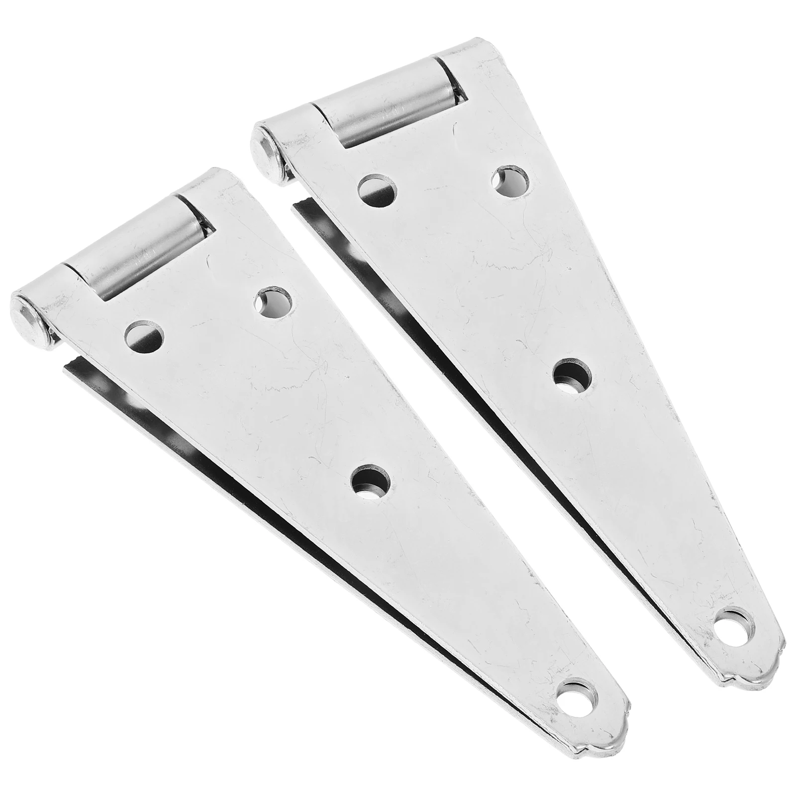 

2 Pcs Heavy Duty Outdoor Hinges 150mm Galvanized Iron Gate Hardware for Wooden Fence Sheds Garage Doors Stabilizer Kit