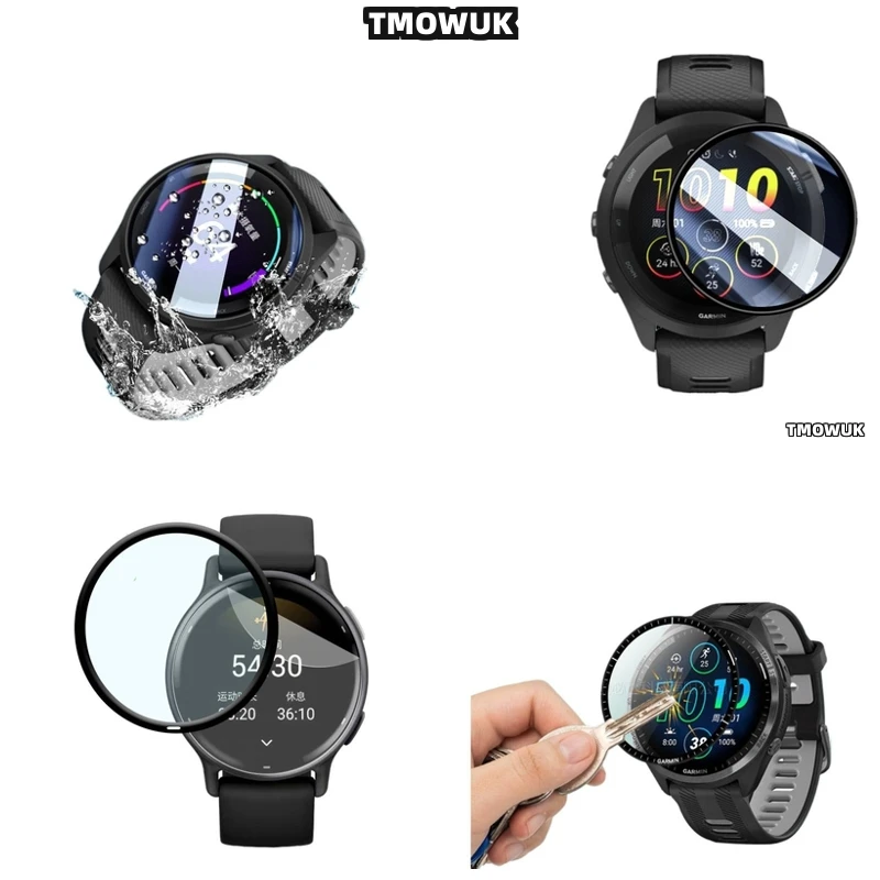 

For Garmin Forerunner 158 165 245 255 255s 265 265s 3D Full Fit Screen Guard.