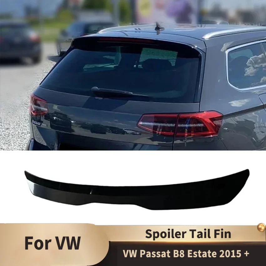 

Rear Roof Lip Spoiler Universal Tail Wing Spoiler for Volkswagen VW Passat B8 Estate 2015 + Rear Trunk Wing Cars Accessories