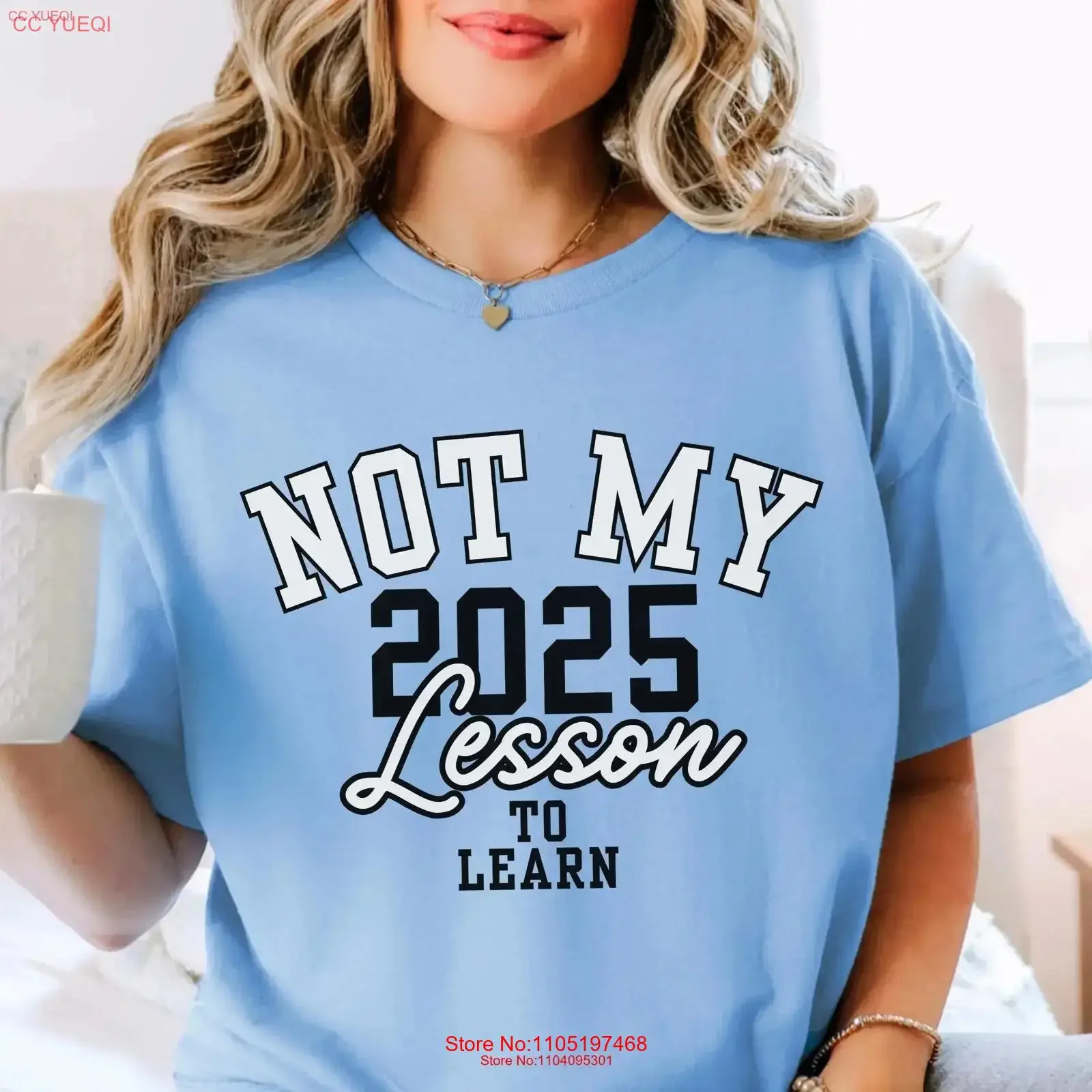 

Not My Lesson To Learn Liberal T Shirt Blue Dot in a Red State Democrat Political Activist Progressive Equal Rights Apparel