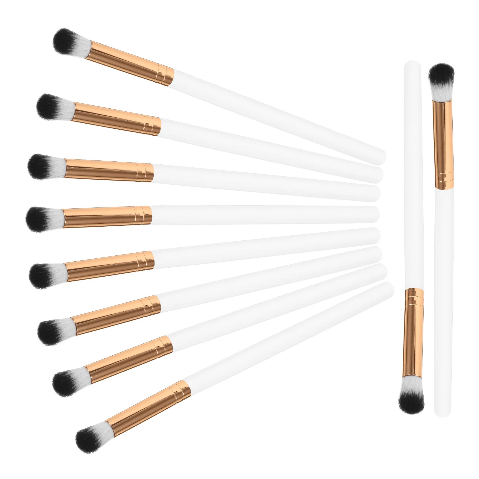 10개입 아이 메이크업 브러시 세트 전문가용 아이섀도우 컨실러 어플리케이터 컴팩트 소형 브러시 여성용 아이 메이크업 브러시