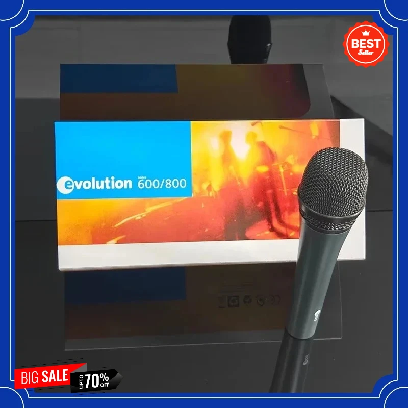 

Микрофон для домашней записи и прямых трансляций 2026 Evolution 800 Series, 3 шт., E835, без переключателей, динамический, вокальный