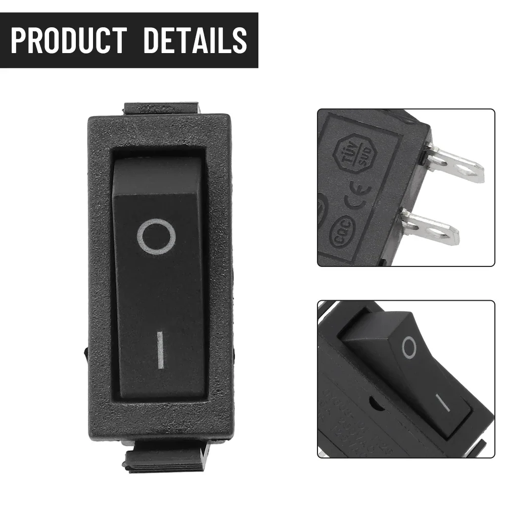 All Purpose 2 Position Rocker Switch Professional Performance for Treadmill Car and Control Equipment Panels On/Off SPST 15A